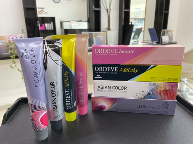 北上市の美容室 Garden for Hair（ガーデンフォーヘアー）/カラー剤 class=